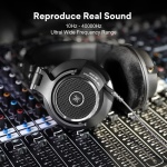 ONEODIO headset Monitor 80, 6.35mm & 3.5mm σύνδεση, Hi-Res, 40mm, μαύρο - Image 5