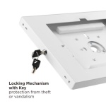 BRATECK επιτοίχια βάση tablet PAD34-01, αντικλεπτική, 9.7-11", μαύρη - Image 3