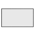 BRATECK οθόνη προβολής projector τοίχου PEGA100, 221x124cm, 16:9/100", fixed