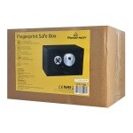 POWERTECH χρηματοκιβώτιο PT-1196 με δακτυλικό αποτύπωμα, 31x20x20cm, 8kg - Image 5