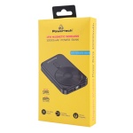 POWERTECH power bank με οθόνη PT-1416, 10000mah, magnetic wireless, 22.5W, μαύρο - Image 3