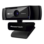 POWERTECH web camera PT-1428, 5MP, 2K QHD, αυτόματη εστίαση, 1.5m, μαύρη