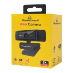 POWERTECH web camera PT-1428, 5MP, 2K QHD, αυτόματη εστίαση, 1.5m, μαύρη - Image 4