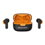 POWERTECH earphones με θήκη φόρτισης PT-1431, True Wireless, 40/400mAh, ANC & ENC, μαύρα - Image 2
