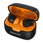 POWERTECH earphones με θήκη φόρτισης PT-1431, True Wireless, 40/400mAh, ANC & ENC, μαύρα - Image 3