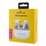 POWERTECH earphones με θήκη φόρτισης PT-1432, True Wireless, 35/300mAh, λευκά - Image 3