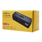 POWERTECH mini DC UPS PT-1436, 18W, 8800mAh, 3x DC, USB/USB-C/LAN/POE, μαύρο - Image 3