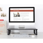 POWERTECH επιτραπέζια βάση οθόνης/laptop PT-1444, 13-32", έως 20kg, μαύρη - Image 2