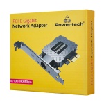 POWERTECH κάρτα επέκτασης δικτύου PCIe σε RJ45 PT-1453, 1000Mbps - Image 2