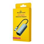 POWERTECH αντάπτορας δικτύου PT-1454, USB, 1000Mbps Ethernet, γκρι - Image 2