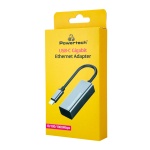 POWERTECH αντάπτορας δικτύου PT-1455, USB-C, 1000Mbps Ethernet, γκρι - Image 2