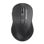 POWERTECH ασύρματο ποντίκι PT-1466, USB δέκτης, έως 1600DPI, μαύρο