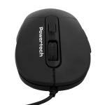 POWERTECH ενσύρματο ποντίκι PT-1467, οπτικό, έως 1600DPI, μαύρο - Image 3