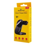 POWERTECH ασύρματος φορτιστής PT-1491, 3 σε 1, Qi2, 15W, μαύρος - Image 5