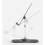 POWERTECH επιτραπέζια βάση για tablet PT-1494, περιστρεφόμενη, foldable, μαύρη - Image 3