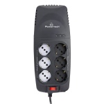 POWERTECH σταθεροποιητής ρεύματος PT-1496, 2000VA/1000W, 6x schuko