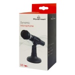 POWERTECH μικρόφωνο PT-859, με βάση, δυναμικό, 3.5mm, μαύρο - Image 5