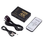 POWERTECH HDMI amplifier switch PTH-052 με τηλεχειριστήριο, 5 σε 1, 4K - Image 3