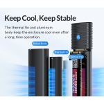 ORICO θήκη για Μ.2 NVMe SSD PWM2-G2-BK-EP, 10Gbps, έως 4TB, μαύρη - Image 3