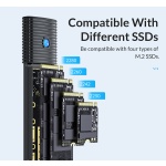 ORICO θήκη για Μ.2 NVMe SSD PWM2-G2-BK-EP, 10Gbps, έως 4TB, μαύρη - Image 4