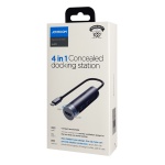 JOYROOM docking station S-H113-DG, 4 θυρών, USB-C, 100W PD, 4K, γκρι - Image 4