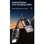 USAMS καλώδιο Lightning σε USB US-SJ543, 2.4A, 1.2m, μαύρο - Image 2