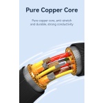 USAMS καλώδιο Lightning σε USB-C US-SJ692, 30W, 480Mbps, 1m, μαύρο - Image 4