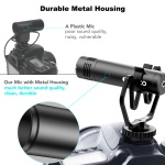 SYNCO μικρόφωνο για κάμερα SY-M1-BK, δυναμικό, 3.5mm, shock mount, μαύρο - Image 4