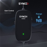 SYNCO μικρόφωνο Lav-S6M2, clip-on, omnidirectional, 3.5mm, 400mAh, μαύρο - Image 3