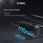 SYNCO μικρόφωνο Lav-S6M2, clip-on, omnidirectional, 3.5mm, 400mAh, μαύρο - Image 5
