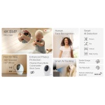 TP-LINK smart camera Tapo C260, 4K, WiFi, two-way audio, Pan/Tilt , Ver. 1.0 - Image 2