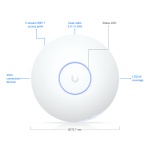 UBIQUITI Access Point UniFi U7 Long-Range, WiFi 7, Dual band, PoE - Image 3