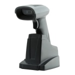 GTCODESTAR barcode scanner X-1901B με βάση, 1D & 2D, ενσύρματο & ασύρματο, Bluetooth, 2000mAh, μαύρο