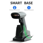 GTCODESTAR barcode scanner X-1901B με βάση, 1D & 2D, ενσύρματο & ασύρματο, Bluetooth, 2000mAh, μαύρο - Image 5