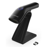 GTCODESTAR barcode scanner X-9200L με βάση, 1D & 2D, ενσύρματο & ασύρματο, Bluetooth, 800mAh, μαύρο
