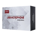 CMTECK επιτραπέζιο μικρόφωνο XM550 με pop φίλτρο, καρδιοειδές, USB, μαύρο - Image 5