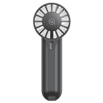 USAMS φορητός ανεμιστήρας ZB288 με 3 ταχύτητες, 1200mAh, μαύρος
