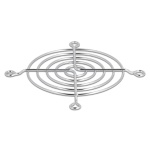 DELOCK σχάρα για 80mm ανεμιστήρα 67306, μεταλλική, ασημί