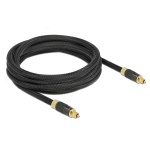 DELOCK καλώδιο ήχου Toslink 86594, gold plated, 3m, μαύρο - Image 2