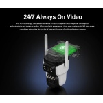 VSTARCAM smart ηλιακή κάμερα BG621TR, triple lens, 3MP, 4G, SD, PTZ, IP66 - Image 5