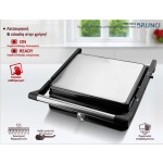 BRUNO γκριλιέρα BRN-0251, 2000W, με ρυθμιζόμενο θερμοστάτη, inox-μαύρη - Image 4