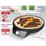 BRUNO κρεπιέρα BRN-0252, 30εκ, 1200W, με ρυθμιζόμενο θερμοστάτη & εξαρτήματα, μαύρη - Image 2