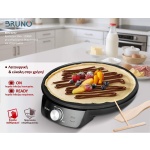 BRUNO κρεπιέρα BRN-0252, 30εκ, 1200W, με ρυθμιζόμενο θερμοστάτη & εξαρτήματα, μαύρη - Image 3