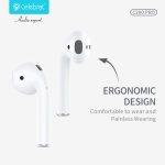 CELEBRAT earphones με θήκη φόρτισης C200 Pro, True Wireless, 13mm, 30/300mAh, λευκά - Image 5