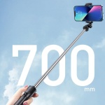 KAKUSIGA selfie stick KSC-1143 με τρίποδο, έως 70cm, Bluetooth, μαύρο - Image 2