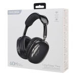 KAKUSIGA headphones KSC-1466, ασύρματα & ενσύρματα, micro SD, 40mm, 400mAh, μαύρα - Image 3