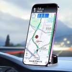 KAKUSIGA βάση smartphone αυτοκινήτου KSC-1718 για ταμπλό, μαγνητική, μαύρη - Image 2