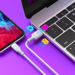 KAKUSIGA καλώδιο USB-C σε USB KSC-421, 2.8A, 480Mbps, 2m, λευκό - Image 2