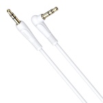 KAKUSIGA καλώδιο ήχου 3.5mm KSC-521, AUX, 90°, HiFi 1m, λευκό - Image 2