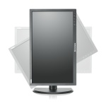 LENOVO used οθόνη LT2323p LED 23" 1920x1080 VGA/DVI/DisplayPort, Grade B - Image 2